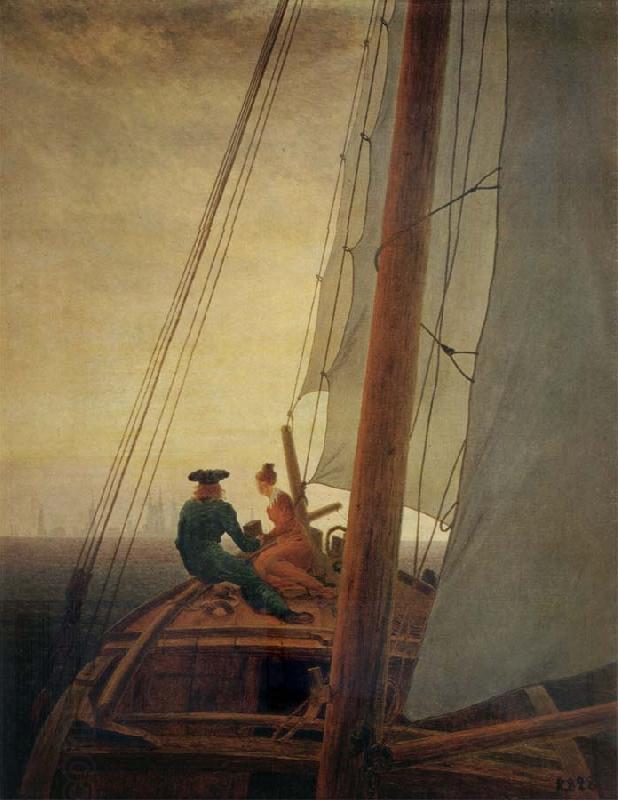 Caspar David Friedrich The Sailboat China oil painting art